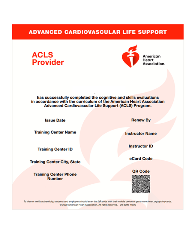 ACLS Certification Classes - Willow Grove CPR